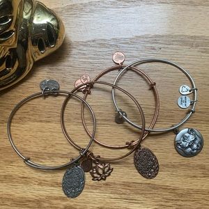Alex and Ani bracelets (4-pack/bundle)